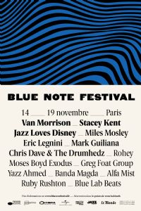 Le Blue Note Festival revient à Paris. Du 14 au 19 novembre 2017 à Paris. Paris. 
